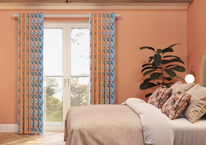 Miami, Blue - Made To Measure Curtains - Image 3